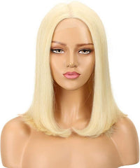 13*4 Full Frontal 210% Density Bob Transparent Lace Wigs (Blonde/613#)